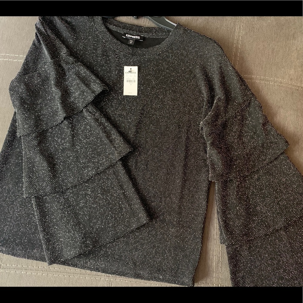 Express long sleeve dressy top